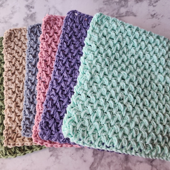 Purple Textured Bath Wash Cloth - Picture 4 of 6